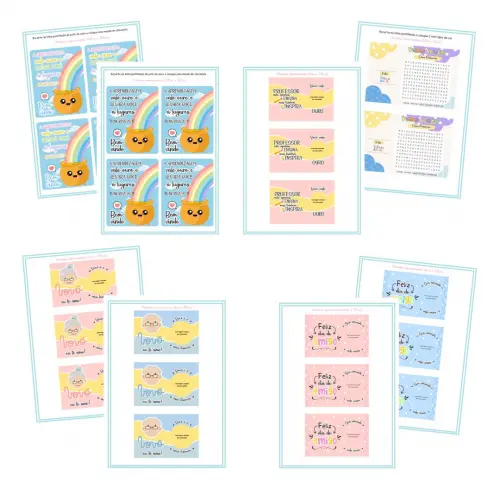 Kit Lembrancinhas Escolares(cards) (arquivo Pdf)