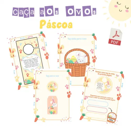 Páscoa - Caça aos Ovos (arquivo Pdf)