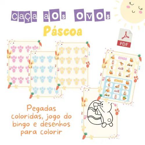 Páscoa - Caça aos Ovos (arquivo Pdf)