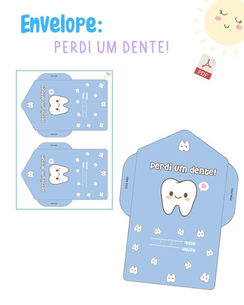 Envelope: Perdi um dente! (PDF)