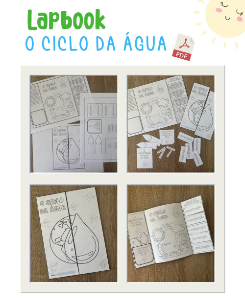 LapBook Ciclo da Água e Atividade Interativa (PDF)