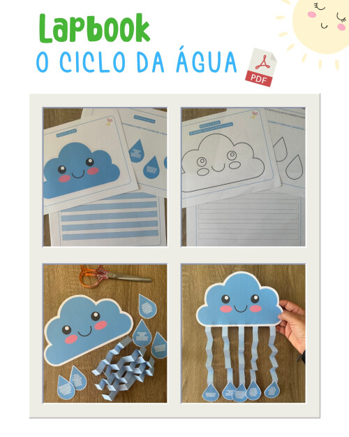 LapBook Ciclo da Água e Atividade Interativa (PDF)