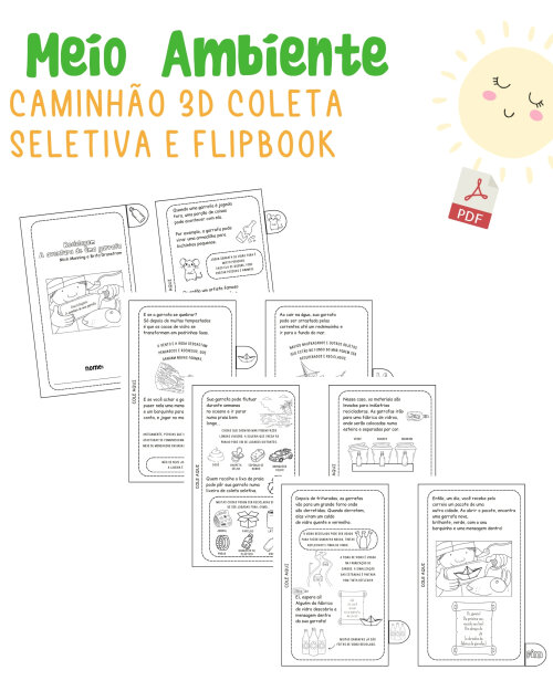 Caminhão 3D Coleta Seletiva + Flipbook(PDF)