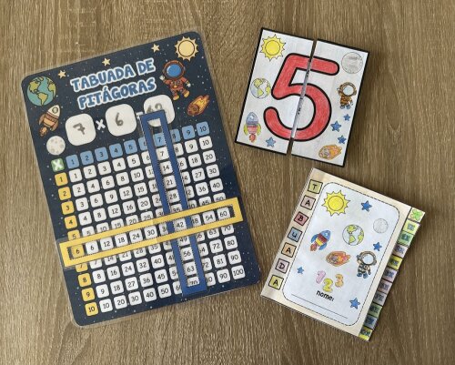 Tabuada de multiplicação - Astronauta (PDF)