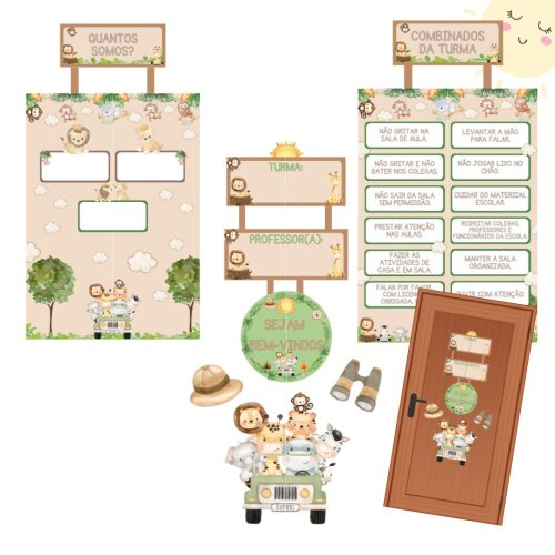 Kit Recursos para Sala de Aula - Safári (arquivo PDF)