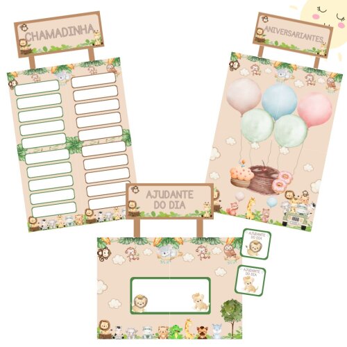 Kit Recursos para Sala de Aula - Safári (arquivo PDF)