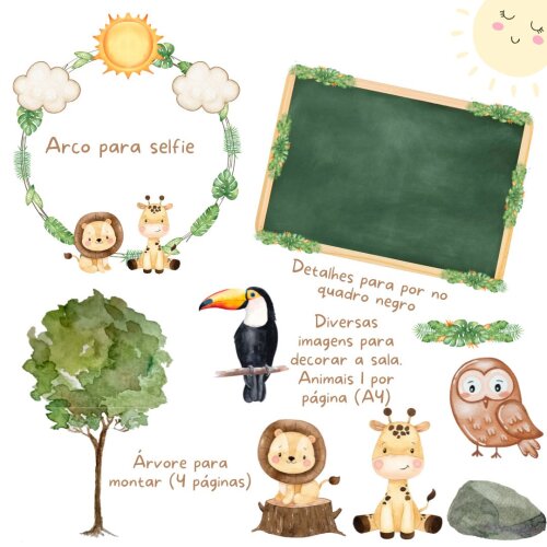 Kit Recursos para Sala de Aula - Safári (arquivo PDF)