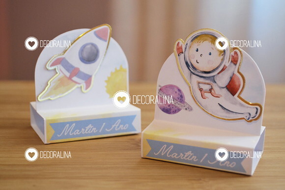 Lembrancinha Astronauta Aquarela Porta Bis Astronauta Aquarela