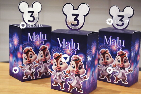 Lembrancinha Disney 100 Caixinha Disney 100 Anos