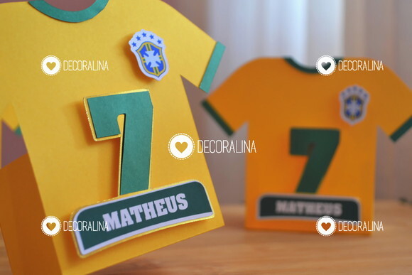 Lembrancinha Futebol Embalagem Camisa Futebol