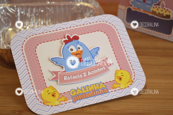 Lembrancinha Galinha Pintadinha Marmitinha Galinha Pintadinha Mar