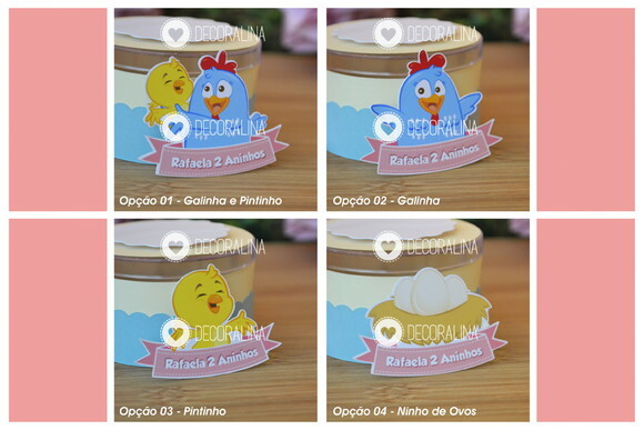 Lembrancinha Galinha Pintadinha Porta Bis Duplo Galinha Pint
