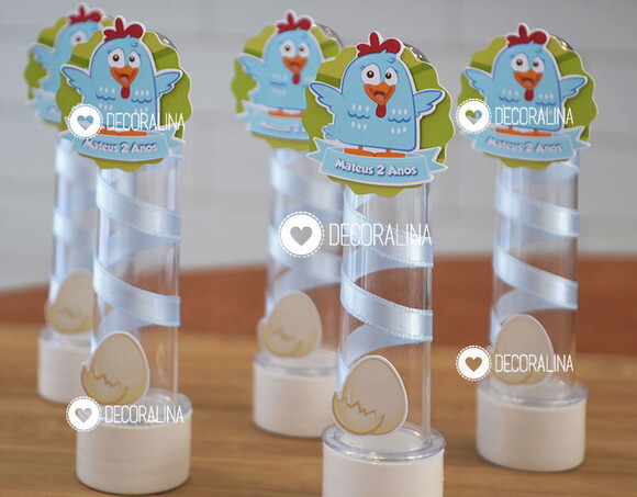 Lembrancinha Galinha Pintadinha Tubete Galinha Pintadinha