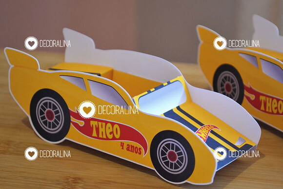 Lembrancinha Hot Whells Carrinho Hot Wheels
