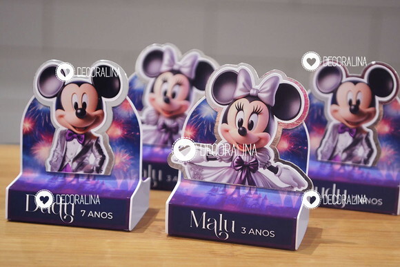 Lembrancinha Mickey Disney 100 Porta Bis Disney 100