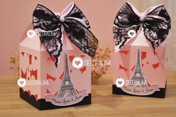 Lembrancinha Paris Luxo Gaiolinha Paris Luxo
