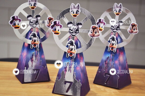 Lembrancinha Disney 100 Parque Diversão Mickey Roda Gigante Disn