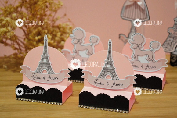 Porta Bis Duplo Paris Luxo Lembrancinha