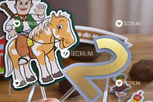 Topo de Bolo Fazenda do Zenon Cenário Topo de Bolo Zenon