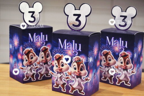 Lembrancinha Disney 100 Caixinha Disney 100 Anos