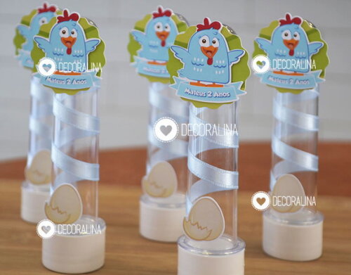 Lembrancinha Galinha Pintadinha Tubete Galinha Pintadinha
