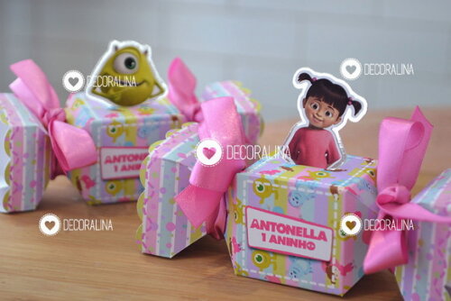 Lembrancinha Monstros Sa Caixinha Bombom Monstros Sa