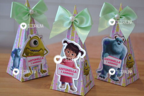 Lembrancinha Monstros Sa Cone Monstros Sa Boo Mike Sully