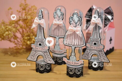 Lembrancinha Paris Luxo Tubete Paris Torre Eiffel