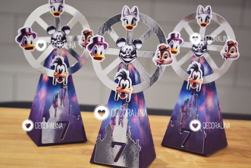 Lembrancinha Disney 100 Parque Diversão Mickey Roda Gigante Disney 100