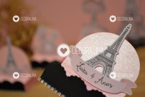 Porta Bis Duplo Paris Luxo Lembrancinha