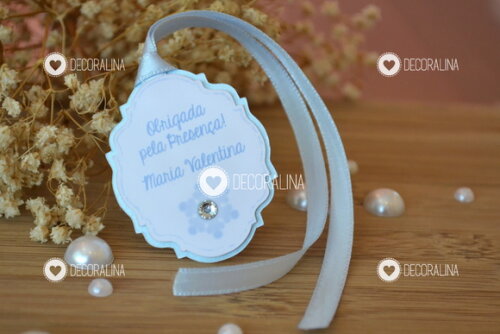Tag de Agradecimento Frozen Luxo para Lembrancinha