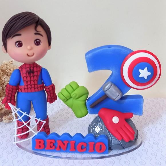 Topo de Bolo de Capitão América