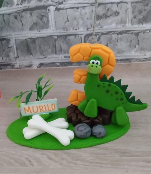 Vela de Biscuit Dinossauro