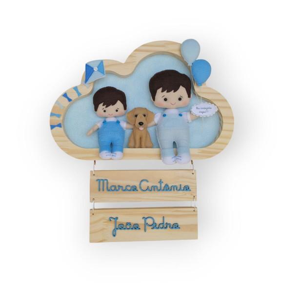 Porta-maternidade Irmãos e Cachorrinho