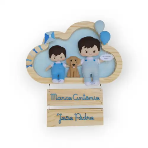 Porta-maternidade Irmãos e Cachorrinho