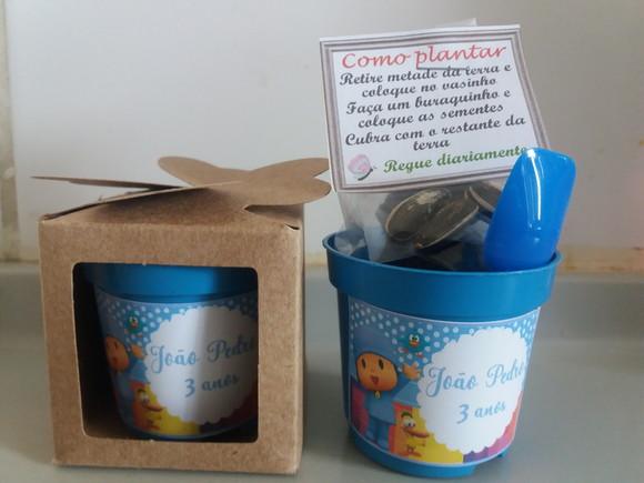 Lembrancinha para Plantar - Pocoyo