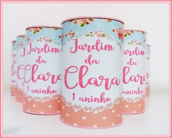 Cofrinho Personalizado Jardim Encantado