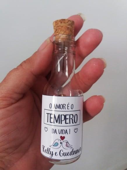 Garrafinha Pet Vazia 50 ml + Adesivo