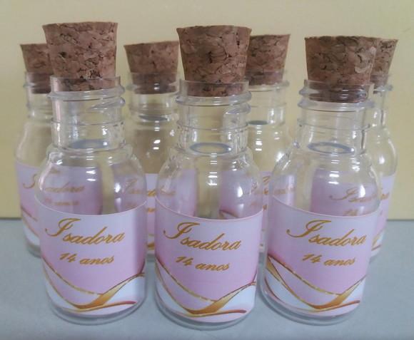 Garrafinha Pet Personalizada 30 ml + Adesivo