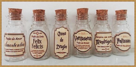 Garrafinha Pet Vazia 30 ml + Adesivo Harry Potter