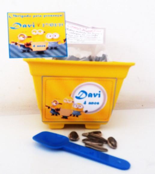 Jardineira Kit Ecológico - Minions
