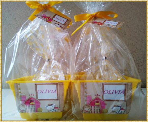 Kit Ecológico Infantil Fazendinha