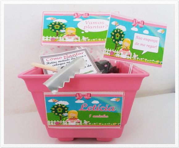 Kit Ecológico Jardineira - Jardim das Fadas com Rastelo