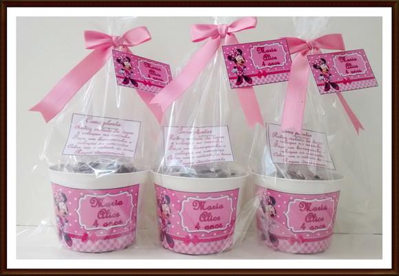 Kit Ecológico Médio Minie Rosa