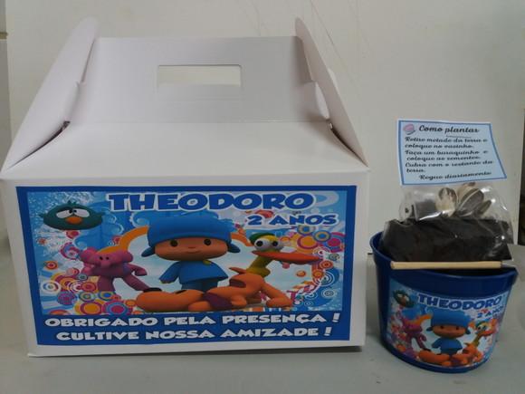 Kit Ecológico Médio na Caixa - Pocoyo