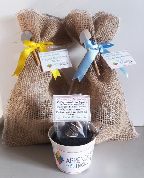 Kit Ecológico Na Juta ( Médio ) Empresas
