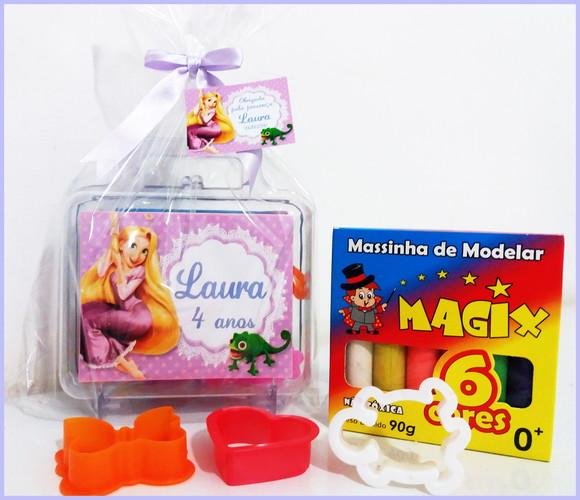 Kit Massinha na Maleta -Rapunzel