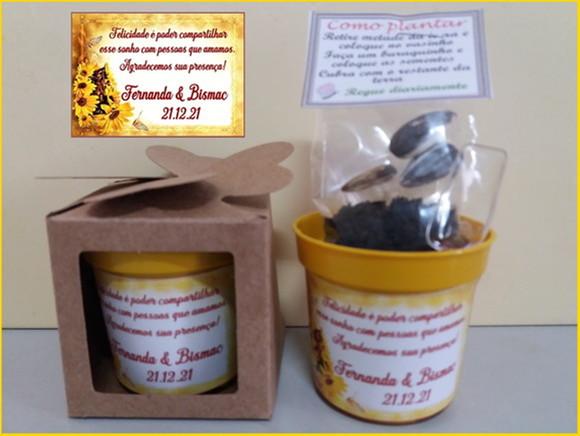 Kits Lembrancinha para Plantar Girassol