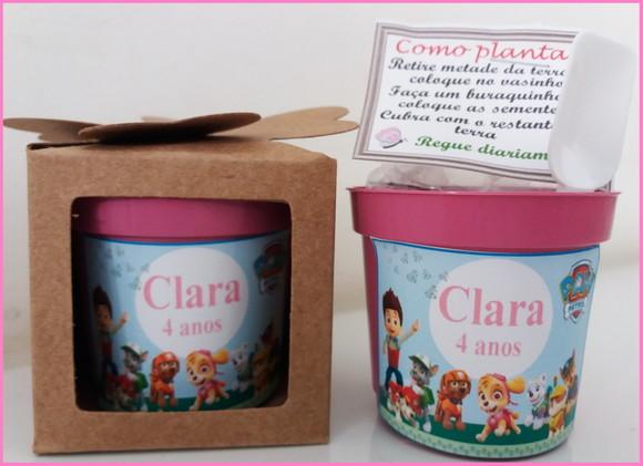 Kits Lembrancinha para Plantar Patrula Canina