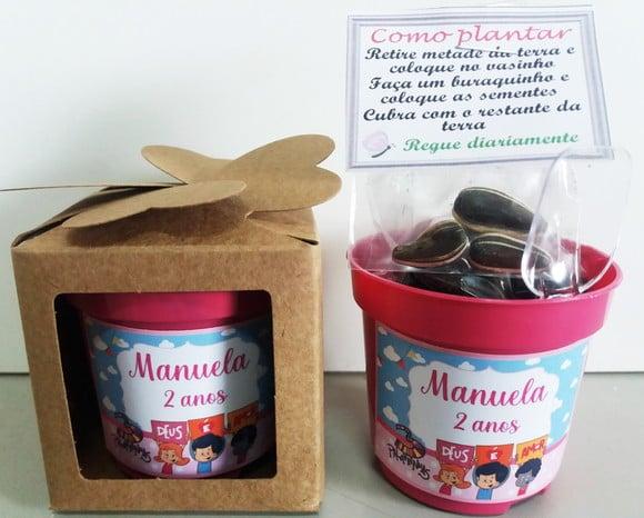 Lembrancinha para Plantar - 3 Palavrinhas